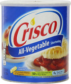 Crisco All Vegetable Shortening, 48 Ounce (Pack of 4)