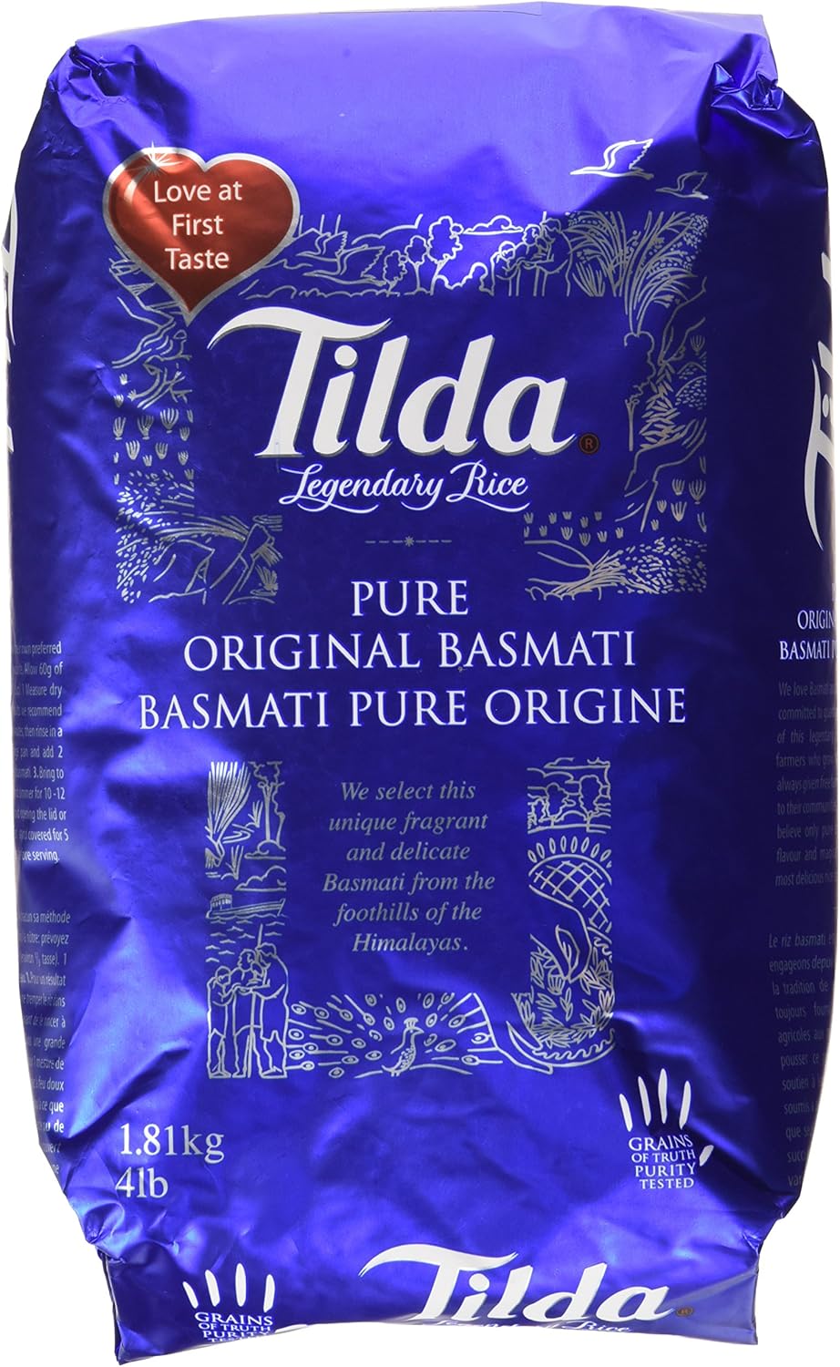 Tilda Legendary Rice, Pure Original Basmati, 4 Pound