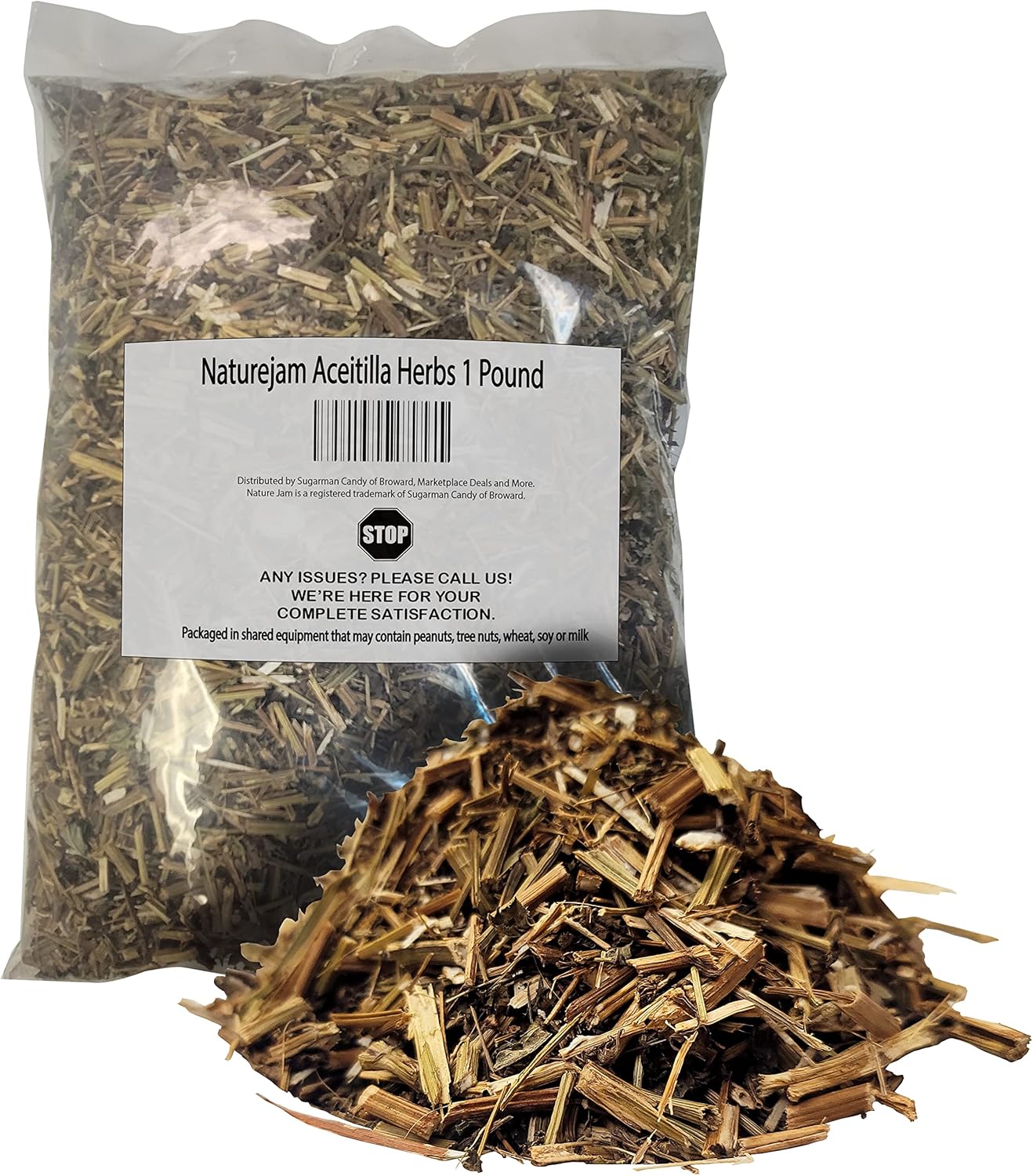 Naturejam Aceitilla Herbs 1 Pound-Natural Unprocessed Hierbas from Mexico for Tea