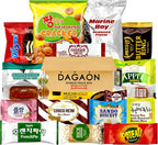 Dagaon Korean Snack Box - 20 Count - Variety of Korean Treats Including Cookies, Chip, Pies, Biscuits, Jelly, Candies. Assortment of Korean snacks to be enjoyed by all, for every occasion.