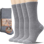 Toughland Alpaca Wool Socks for Men and Women - Non-Itchy, Full Cushion Warm Crew Socks - for Cold Weather, Hiking