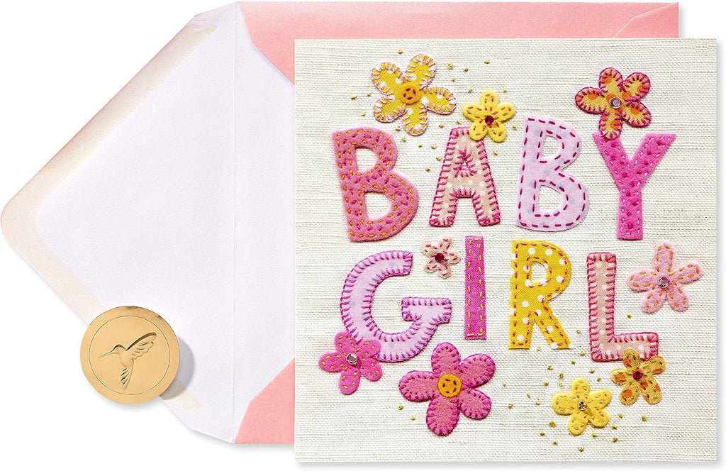 Papyrus New Baby Girl Card (Warm and Loving Welcome)