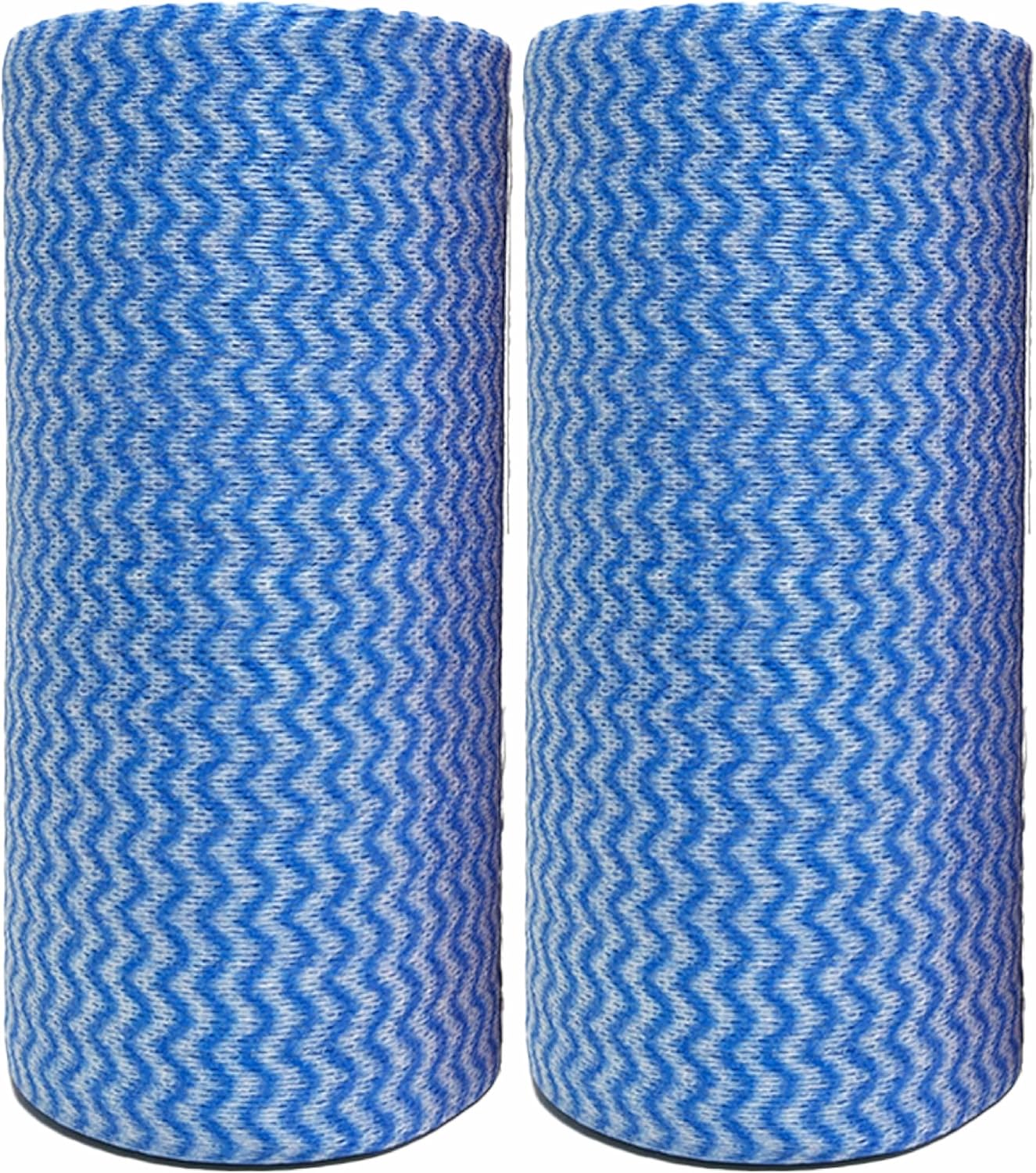 Disposable Cleaning Cloths Roll Disposable Dish Cloth Multi-Purpose Heavy Duty Paper Towels-200 Sheets,Blue
