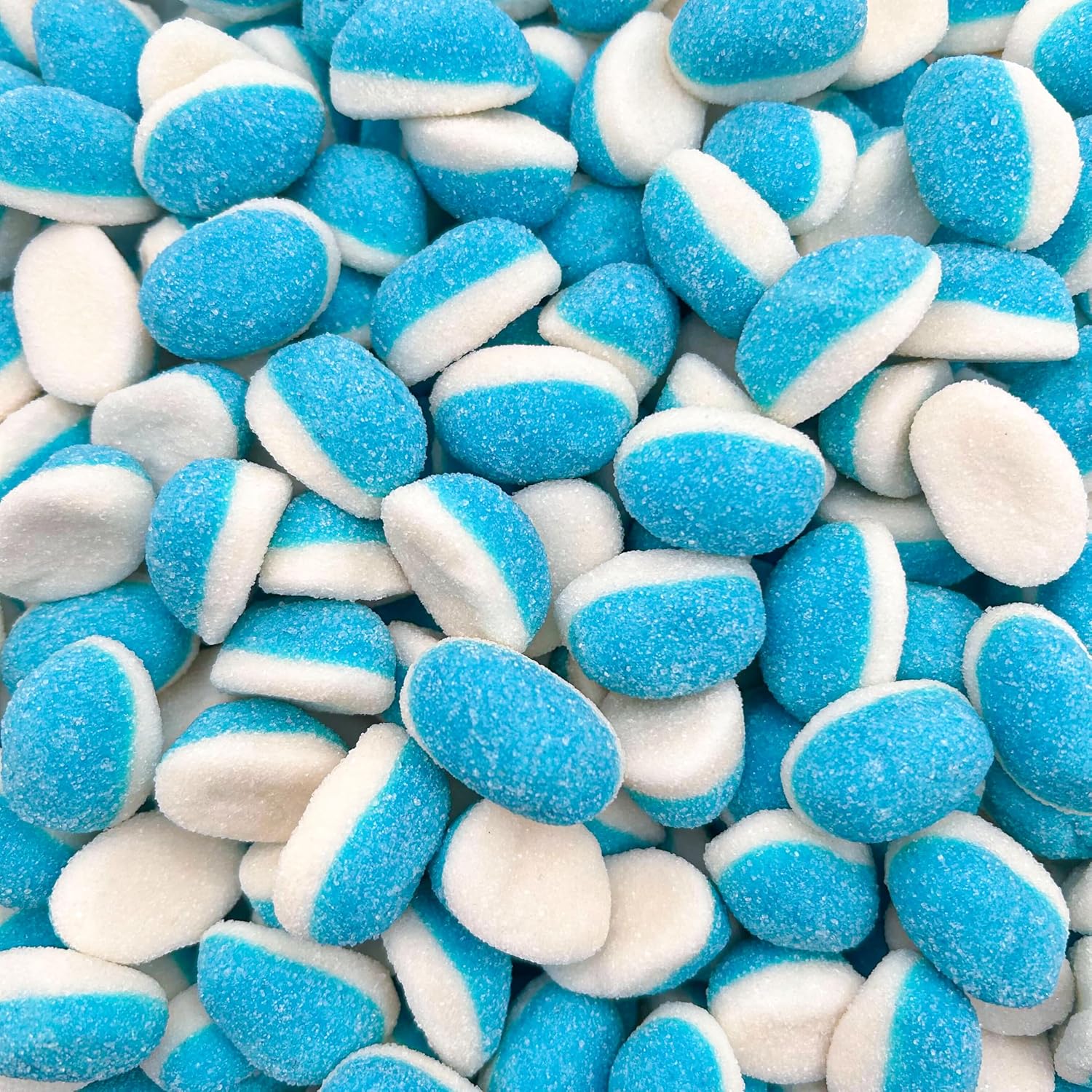 Blue Raspberry Puffs Gummy Candy | 1 Pound Bag | Blue Candy for Baby Shower Favors & Gender Reveal Parties | Fluffy Gummies for Goodie Bags & Cake Decorating | Easter Candy