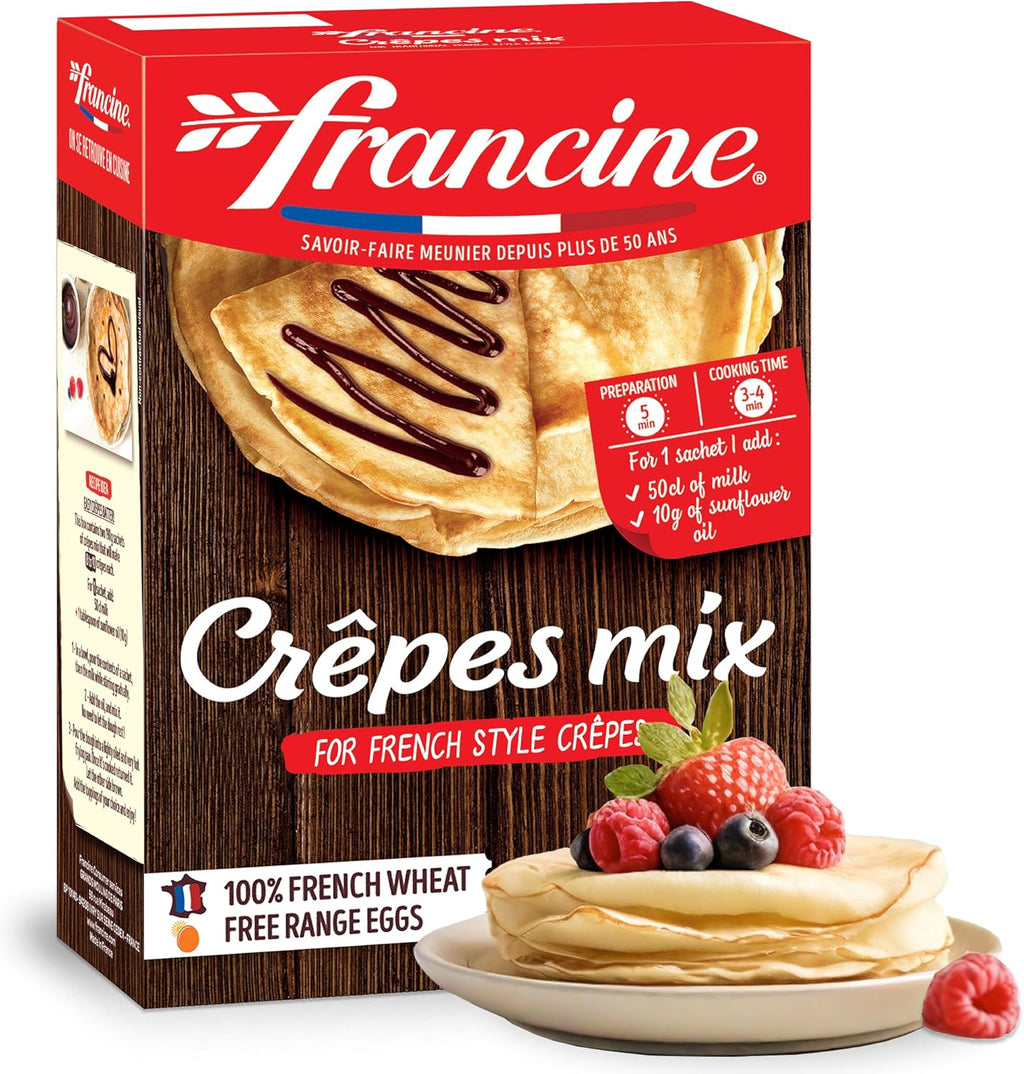 Francine French Crepe Mix-Makes 1 Sweet Crepes, 13 oz