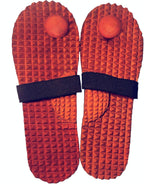 INDIGENOUS Wooden Acupressure Massager Khadau Health Care Slippers for Acupuncture or Acupressure Therapy/Therapeutic/Great Relaxing Slippers for Both Men and Women (6)