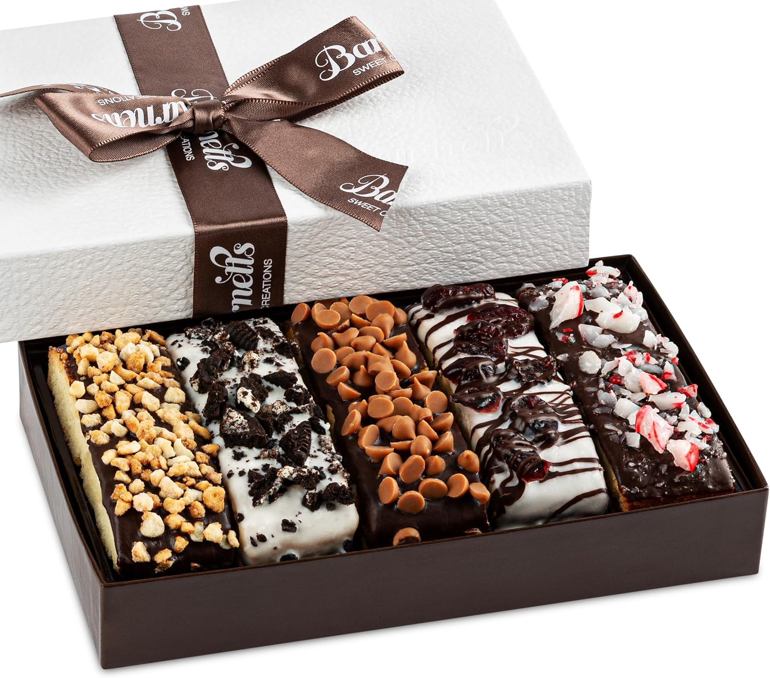 Barnetts Easter 5 Chocolate Biscotti Gift Basket, Spring Treats Hamper Stuffer Gourmet Cookie Baskets Girlfriend, Prime Food Gift Delivery for Men, Women, Him, Her Candy Box
