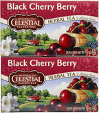 Celestial Seasonings Black Cherry Berry Tea Bags, 20 Count (Pack of 2)