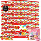80 Pack Mini Jelly Bean Individual Packs, 0.35oz Each, Assorted Flavors | TP Easter bag of taffies