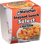 Maruchan Instant Lunch Select Hot and Spicy Chicken Flavor, 2.25 Oz, Pack of 12