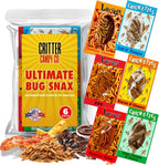 HotLix Crick-ettes & Larvets Edible Bugs (6-Pack) | Real Flavored Dried Insects in 6 Flavors | Edible Larvae & Crickets to Eat | Unique Snacks for Adults | Exotic Bugs to Eat