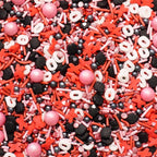 Oasis Supply Hugs & Kisses Sprinkles – Edible Sugar Shapes for Valentine’s Day – XO Heart Cake, Cupcake & Cookie Decorations – Fun Romantic Baking Toppings for Desserts