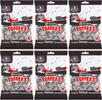 Walkers Nonsuch Liquorice Toffees Bag 5.29 Oz (Pack of 6) – Black Licorice Candy, British Chewy Toffee Candy, Old Fashioned Sweets, Traditional English Treats, Imported from UK