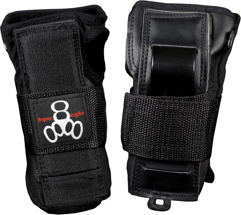 Triple Eight WRISTSAVER II Wrist Guards, Black – Ideal for Skateboarding, in-line Skating, and Roller Skating