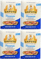 Mulino Caputo 00 Pizzeria Flour - 1-kilo bag (Pack of 4)