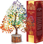 Freedom Mastery Chakra Tree of Life | Healing Crystals Stones for Abundance | 7 Chakra Crystal Tree of Life Manifestation, Meditation & Positive Energy | Ideal Home Decor & Prosperity