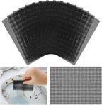 Skyley 24 Pack Flexible Scrubbing Screen Cleaning Mesh for Household 5.5 x 4 Inch Cleaner Toilet Hard Water Ring Remover Scouring Pad Abrasive Grit Cleaning Screen for Remove Carbon, Rust and Scale