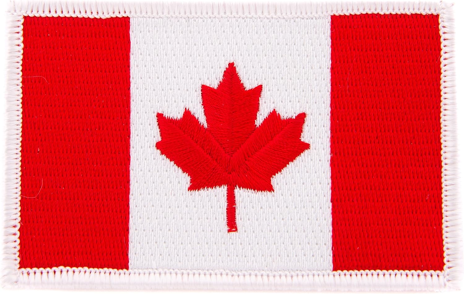 Desert Cactus Canada Flag Patch – 3.5" x 2.25" Embroidered Iron On/Sew On Applique for Blazers, Jackets, Backpacks, Bags, Hats & Tactical Gear – (Single Patch)