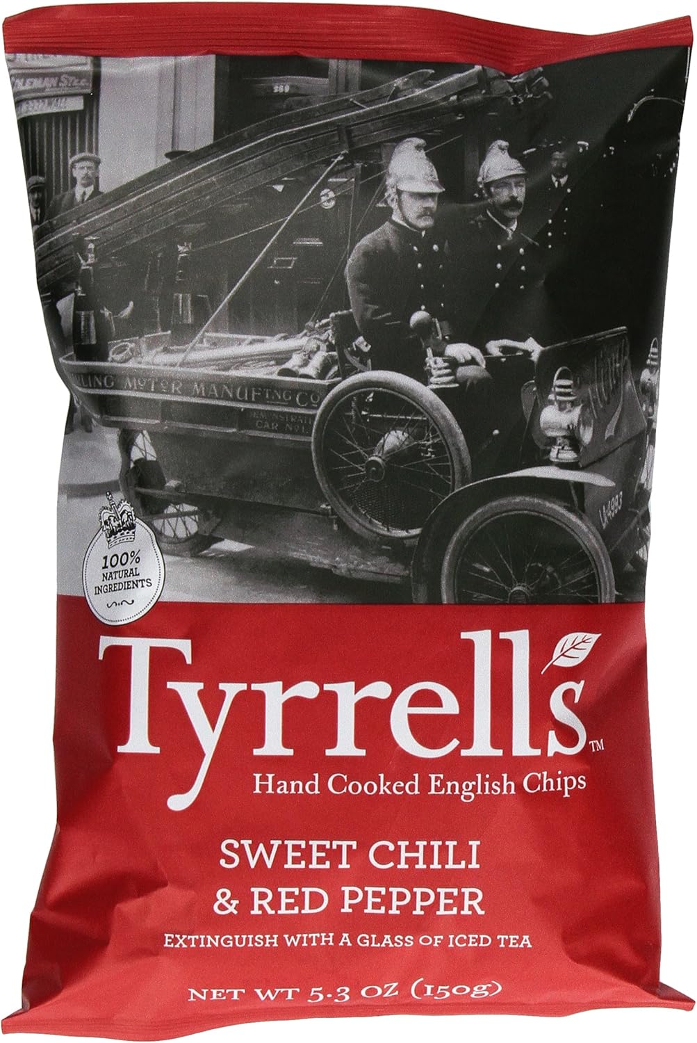 Tyrrell's Crisps, Sweet Chili & Red Pepper, 5.3 Ounce