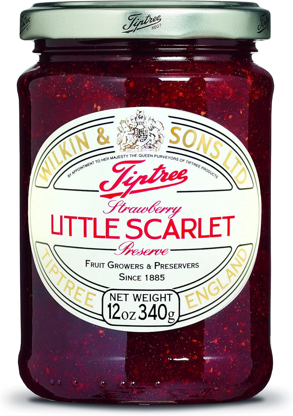 Tiptree Little Scarlet Strawberry Preserve, 12 Ounce Jar