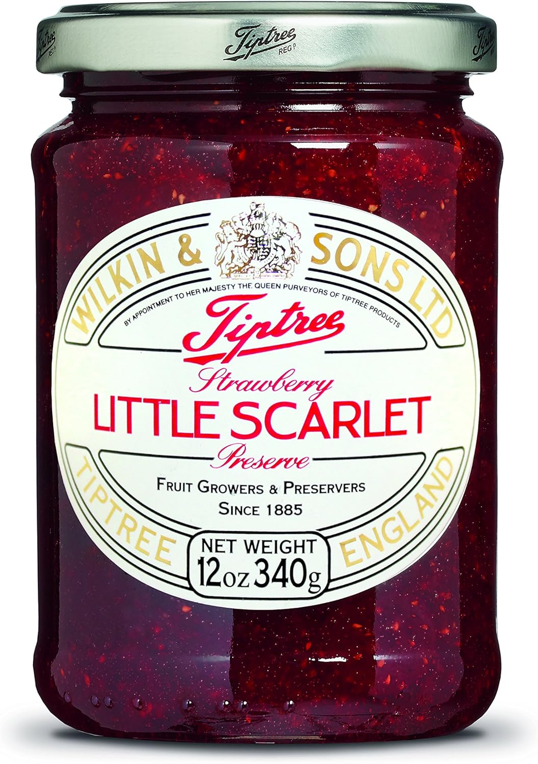 Tiptree Little Scarlet Strawberry Preserve, 12 Ounce Jar