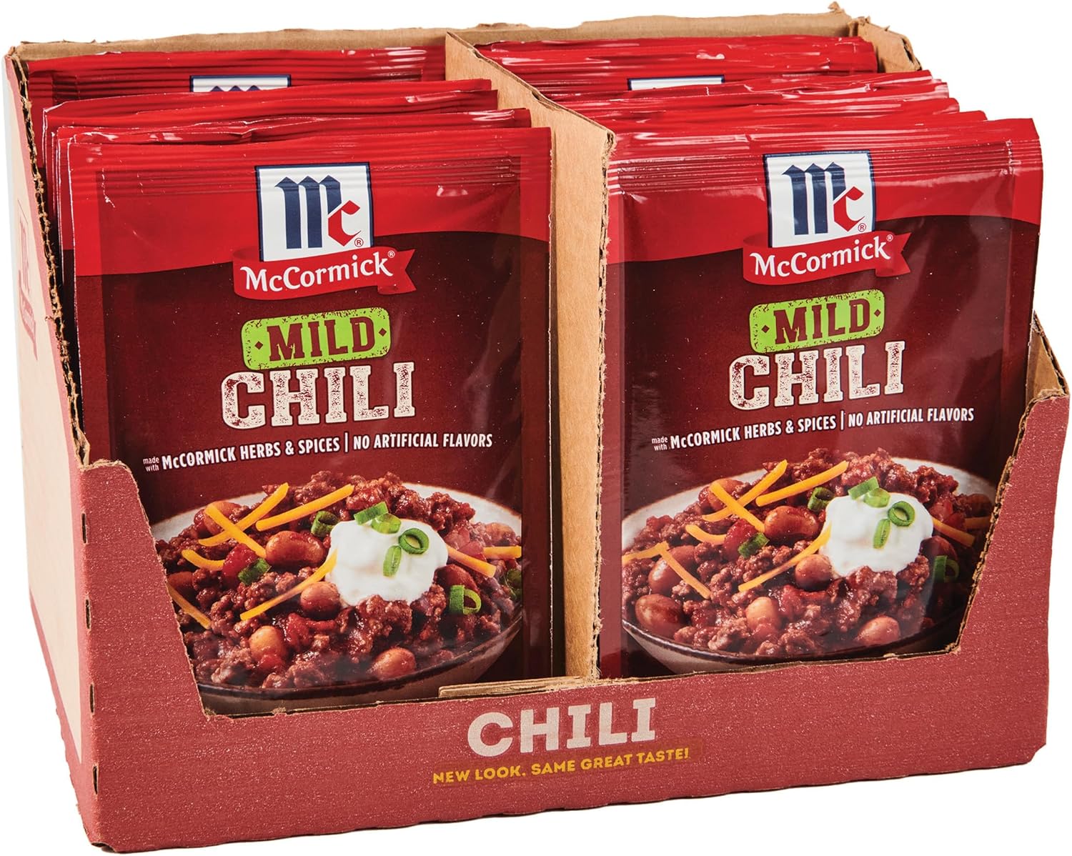 McCormick Mild Chili Seasoning Mix, 1.25 oz (Pack of 24)
