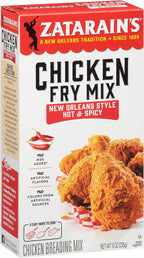 Zatarain's New Orleans Style Hot & Spicy Chicken Fry Mix, 9 oz