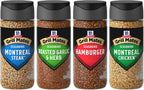 McCormick Grill Mates Spices, Everyday Grilling Variety Pack (Montreal Steak, Montreal Chicken, Roasted Garlic & Herb, Hamburger), 4 Count