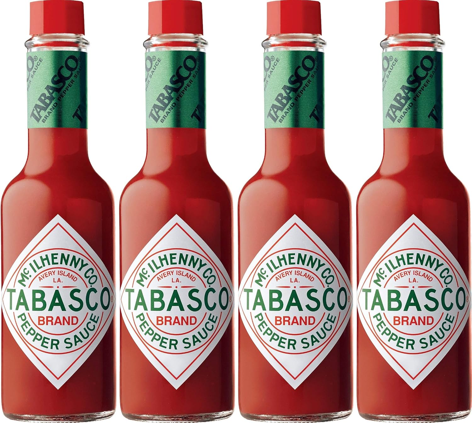 Tabasco Original Flavor Pepper Sauce 2 oz (Pack of 4)