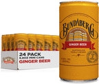 Bundaberg Ginger Beer, 6.8 fl oz Cans, (24 Pack)