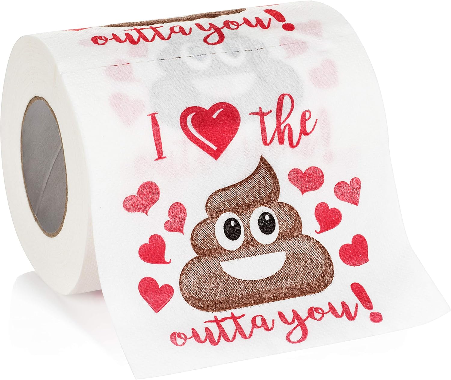 Funny Valentine’s Day Gag Gift Toilet Paper Roll, Valentine Joke Gift for Boyfriend, Girlfriend, Husband or Wife
