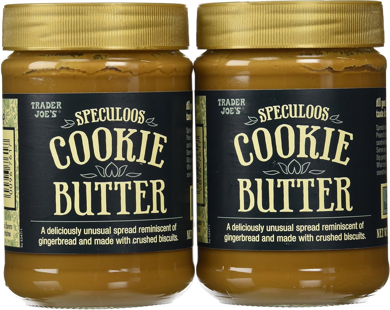 Trader Joe's Speculoos Cookie Butter 14.1 Oz (Pack of 2)