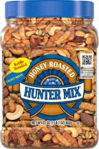 Southern Style Nuts Honey Roasted Hunter Bulk Trail Mix, 23 oz (Pack of 1), Honey Roasted Sesame Sticks & Peanuts, Sunflower Kernels, Almonds, Cashews & Pepitas, Mixed Nuts, Snacks for Adults & Kids