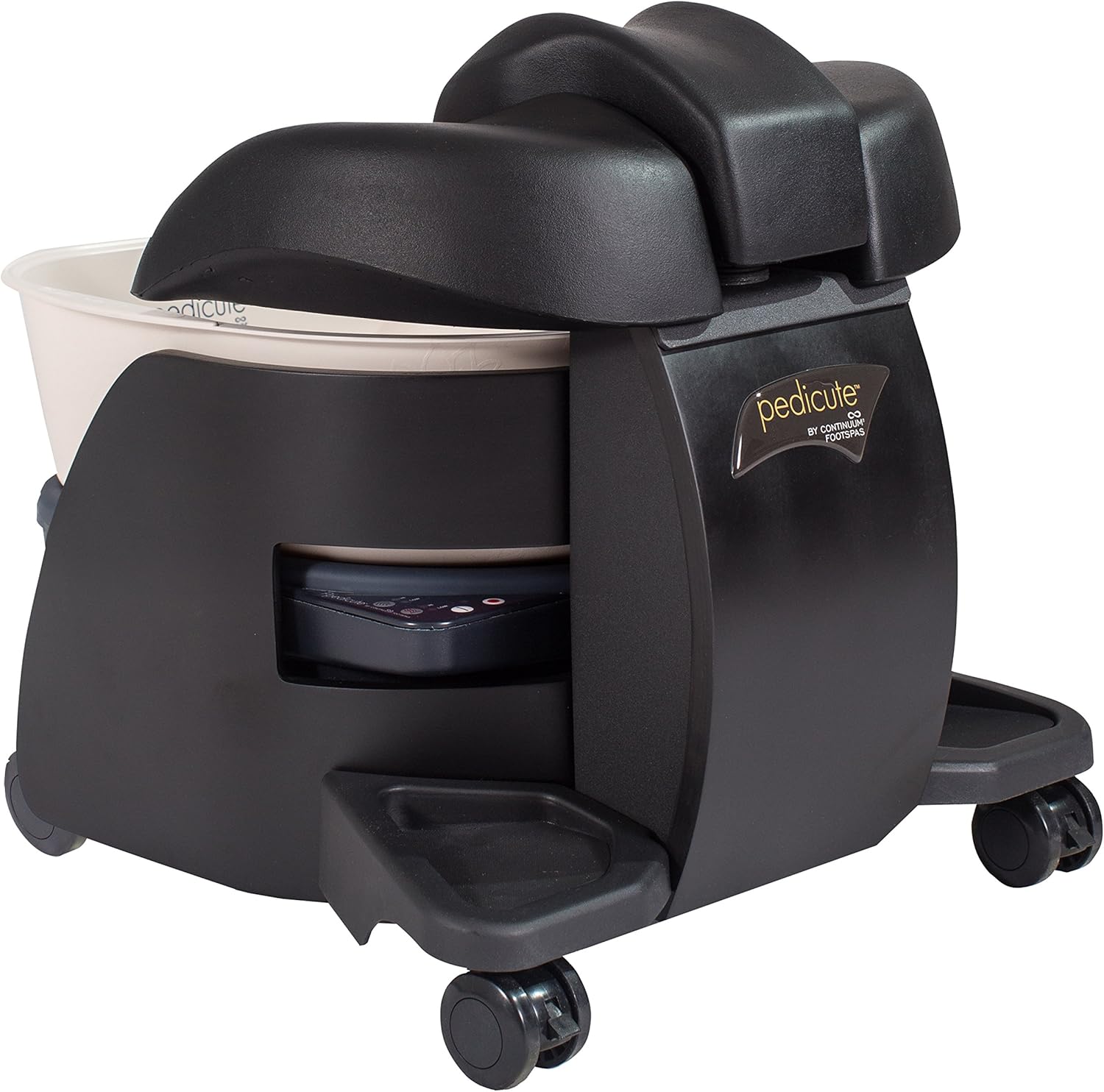 CONTINUUM PediCute Portable Foot Spa - Eco-Friendly & Mobile Foot Bath that works like a Full Size Pedicure Spa (No Plumbing Needed)