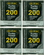 Alcotec Batch 200 Turbo Yeast (Pack of 4)