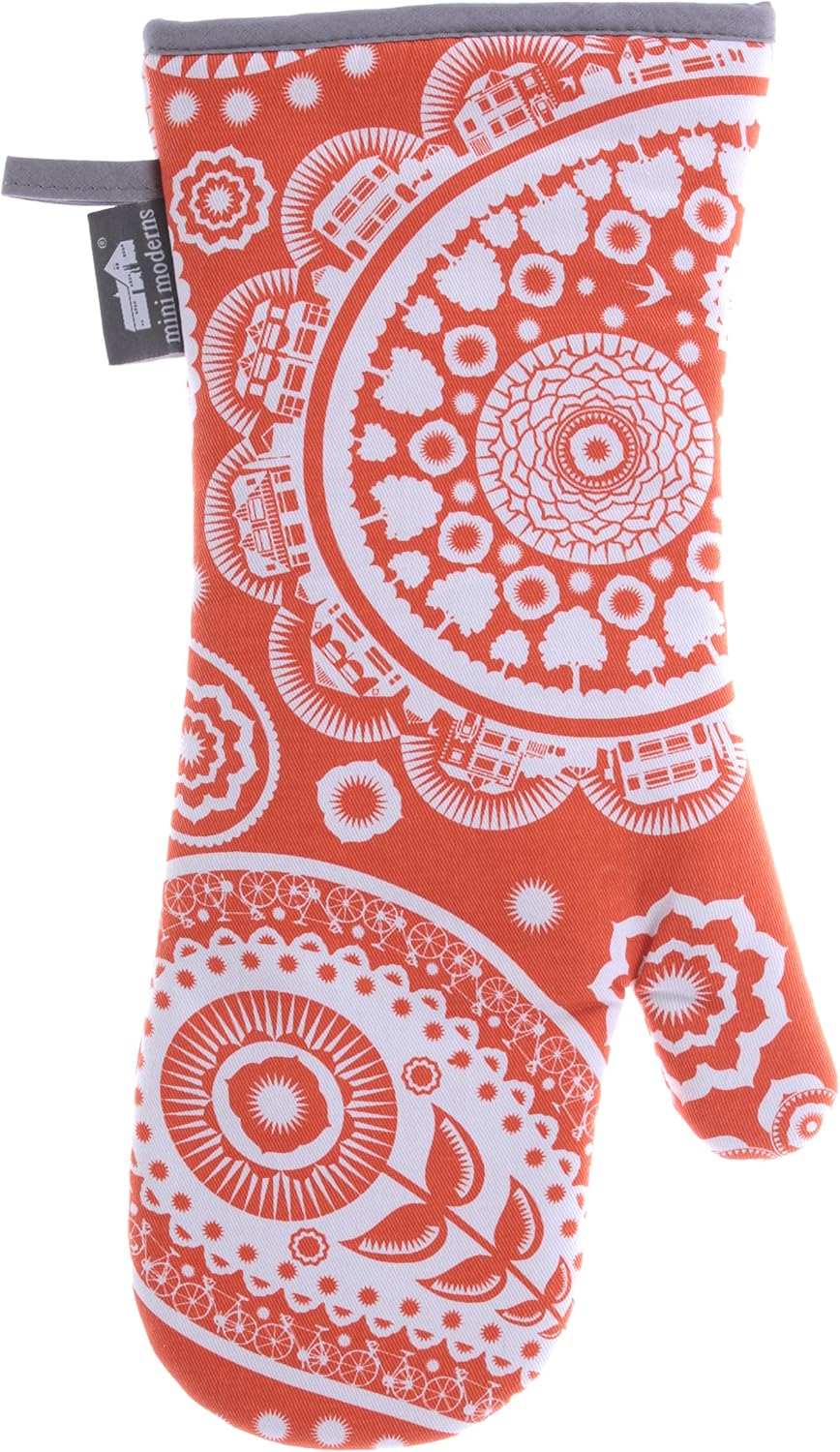 Ulster Weavers 14.6" x 7.9" Paisley Orange Gauntlet