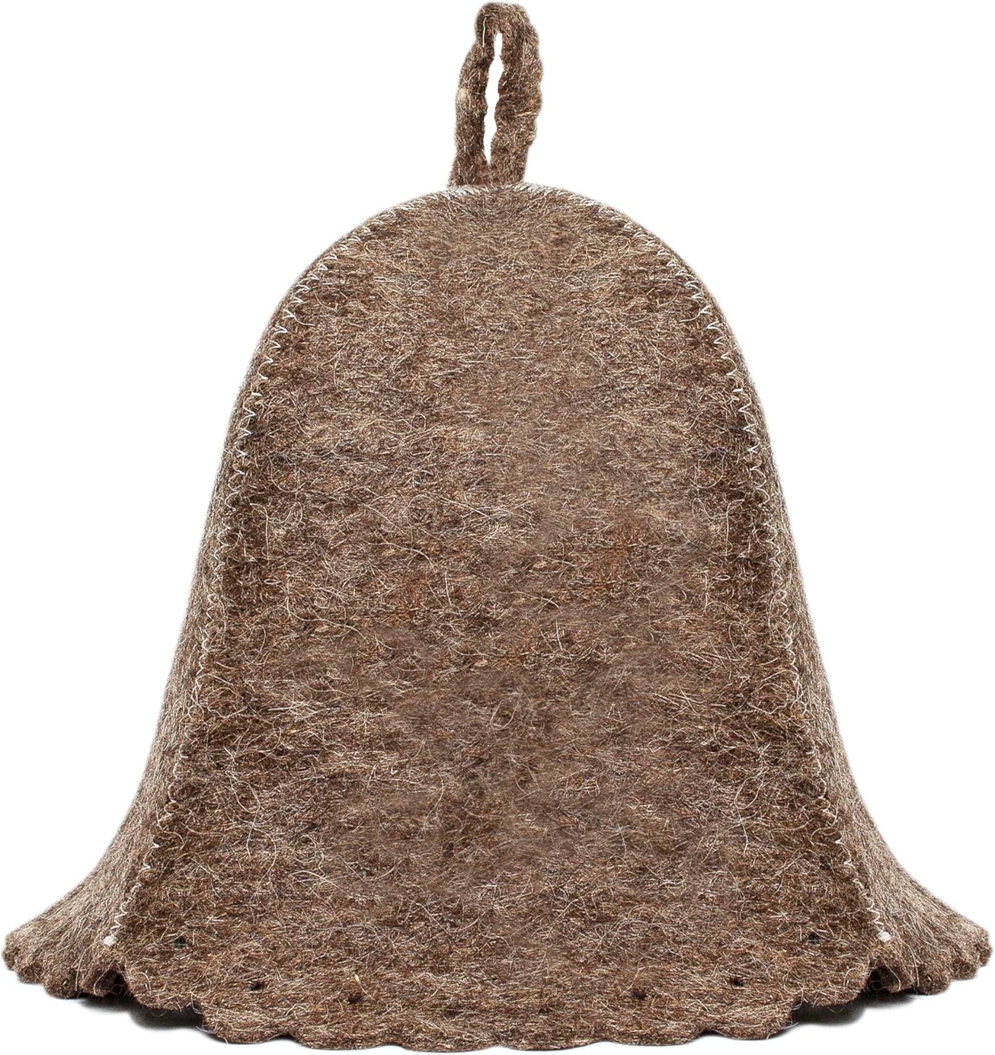 ASKOLD Wool Sauna Hat for Women and Men Finnish - Felt Sauna Hat Wool for Women Banya Cap for Men Gray