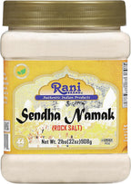 Rani Sendha Namak (Rock Salt) Powder 32oz (2lbs) 908g PET Jar ~ All Natural | Vegan | Gluten Friendly | NON-GMO | Kosher | Indian Origin