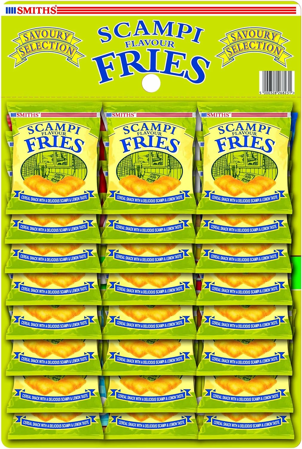 Smiths Pub Card Bundles Bacon Scampi Fries 24 x 24g (48 x Scampi Fries)