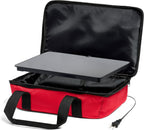 HOTLOGIC Max Large Portable Electric Food Heater - Innovative Food Warmer and Heated Lunch Box for Adults Car/Home - Easily Cook, Reheat, and Keep Your Food Warm - RED - 120V