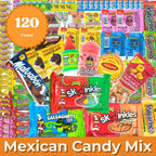 Mexican Candy Variety Pack (120 Count) Dulces Mexicanos, Tamarind Candy, with Pulparindo, Vero Lollipops, Lucas, Pelon Pelo Rico, De La Rosa, Mazapan, Mexican Snacks, Bulk Pinata, Fiesta