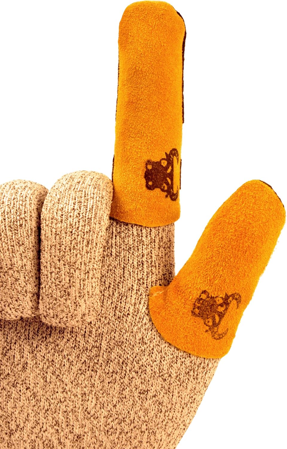 G & F 8126L Cowhide Leather Thumb Guard, Thumb Protection, Large, Finger Guard Sold Separately