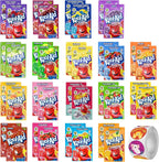 Kool Aid Packets Ultimate Variety (18 Falvors, 36 Packets) - Drink Mix - Includes Cherry, Grape, Lemonade, Mixed Berry, Strawberry, Tropical Punch and more PLUS 5 STICKERS By D.F. LUXURY