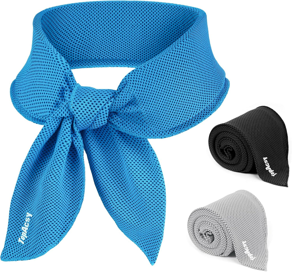 New Upgraded Cooling Neck Wraps, Neck Coolers for Hot Weather, Leak-Proof Solid Cooling Gel, 360° Full-Wrap, Cool Relief - Head, Neck, Wrists...