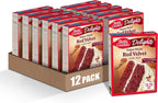 Betty Crocker Delights Super Moist Red Velvet Cake Mix, 13.25 oz. (Pack of 12)