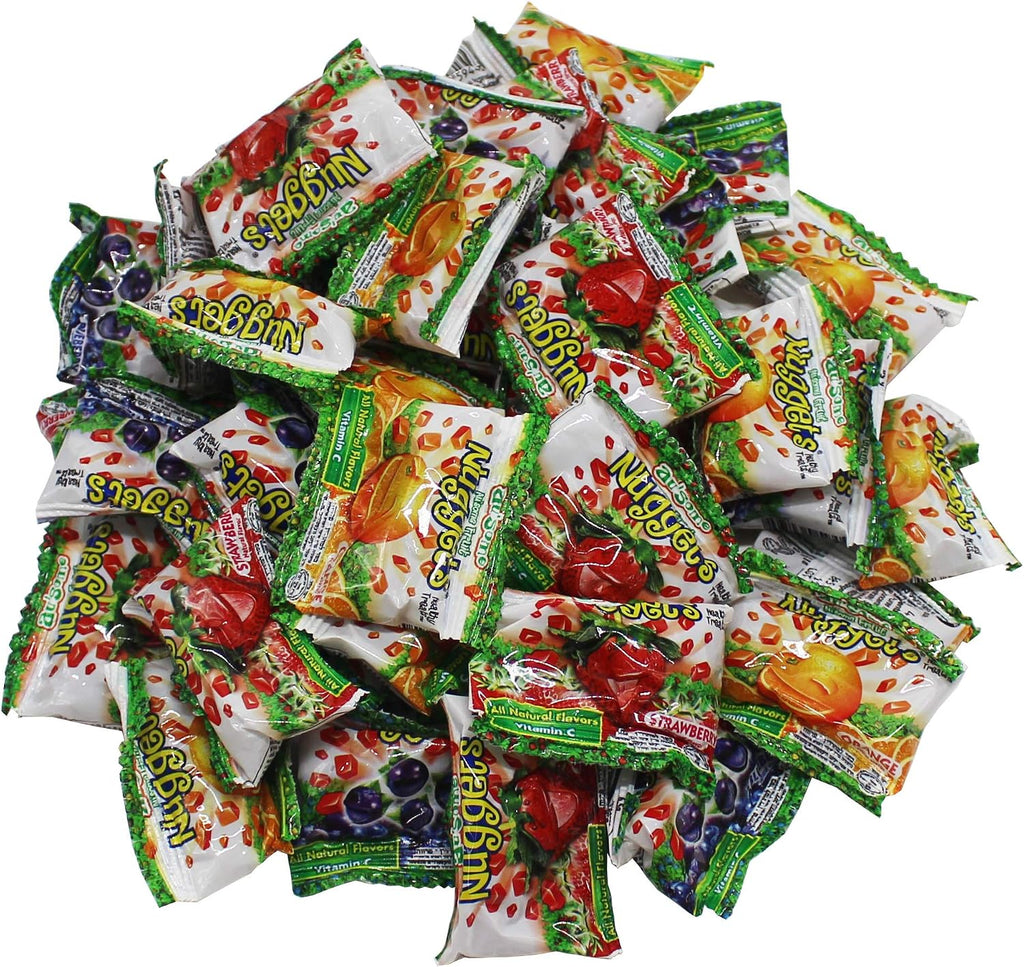 30 Fruit Nuggets Mini Pouches Kosher Vitamin C 56% Real Juice All Natural Flavors Gluten Free - By Au'some