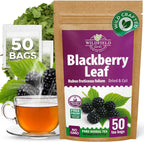 50 Bags Blackberry Leaf Herb Tea (Rubus Fruticosus) – 50 Count 1.5g Herbal Bags Té De Zarzamora