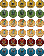 30 x Cupcake Toppers - Wizarding World Inspired Collection of Edible Cake Decorations | Uncut on Wafer Sheet