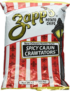 Zapps Potato Chips - Spicy Cajun Crawtators - 1.5 oz (Pack of 6)