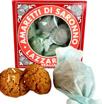 Lazzaroni Amaretti Di Saronno Biscotti Cookies from Italy 2.3 oz. (65g) Crispy Amaretto Biscuits - Macarons - Individually Wrapped - Classic Crunchy Biscottini - Christmas - Similar to Cantucci